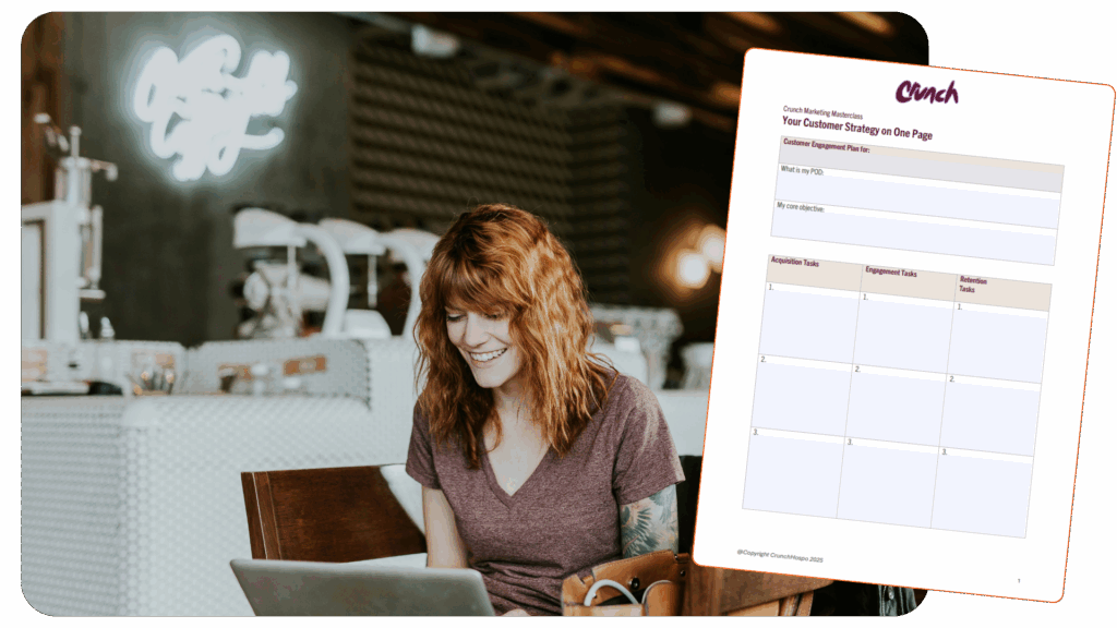 Customer Strategy on a Page Template