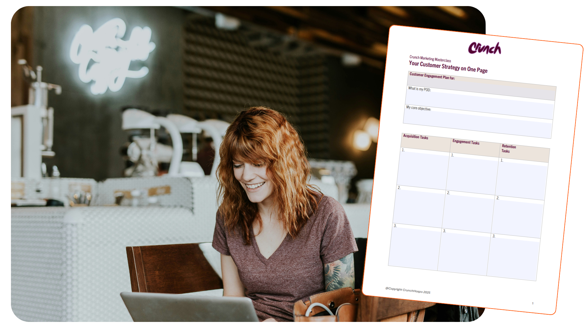 Customer Strategy on a Page Template