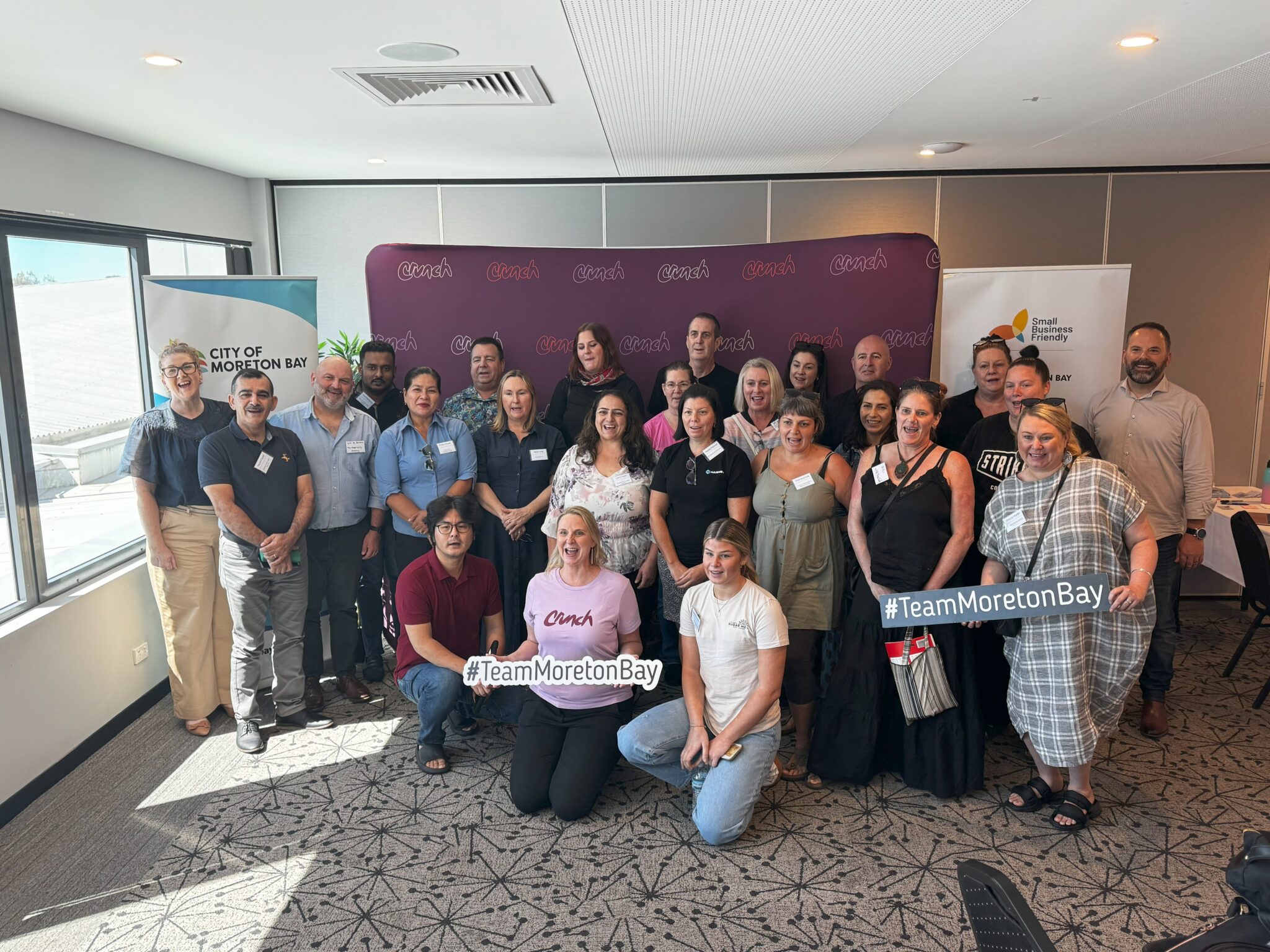 Photo from the Master Your Food Business Program with Crunch and City of Moreton Bay, showing passionate restaurant and cafe owners boosting sales and taking control of their hospitality business with guidance from business coach James O’Connell